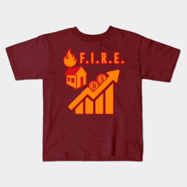 Believe in F.I.R.E. Kids T-Shirt by lilmousepunk